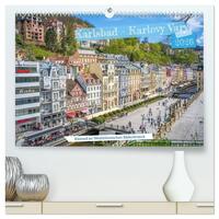 Vorderes Coverbild Karlsbad / Karlovy Vary - Kleinod im Westböhmischen Bäderdreieck (hochwertiger Premium Wandkalender 2026 DIN A2 quer), Kunstdruck in Hochglanz