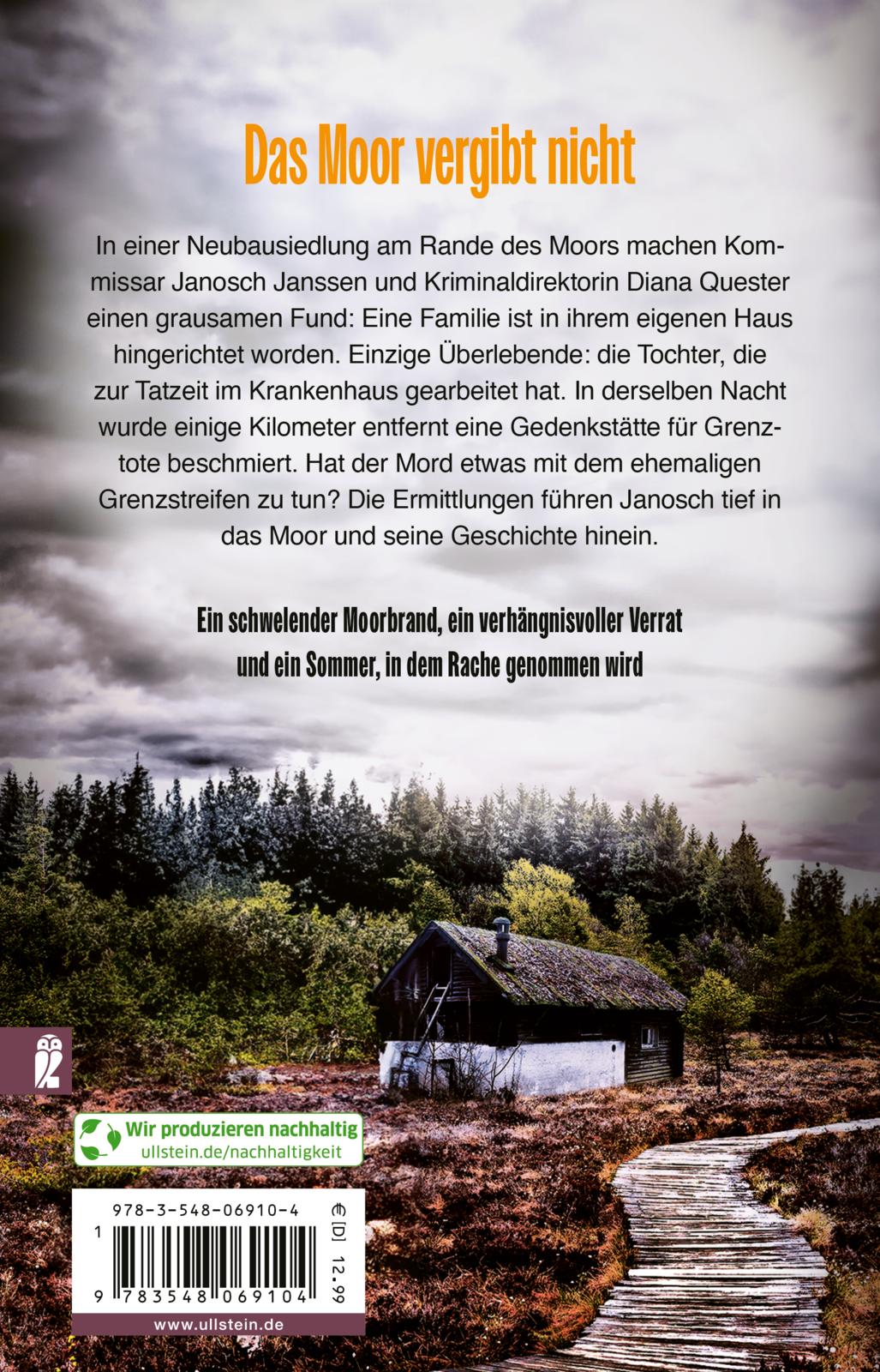 Rückseitencover Glutmoor (Janosch Janssen ermittelt 2)