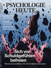 Vorderes Coverbild Psychologie Heute 7/2021: Sich von Schuldgefühlen befreien
