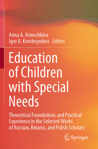 Vorderes Coverbild Education of Children with Special Needs