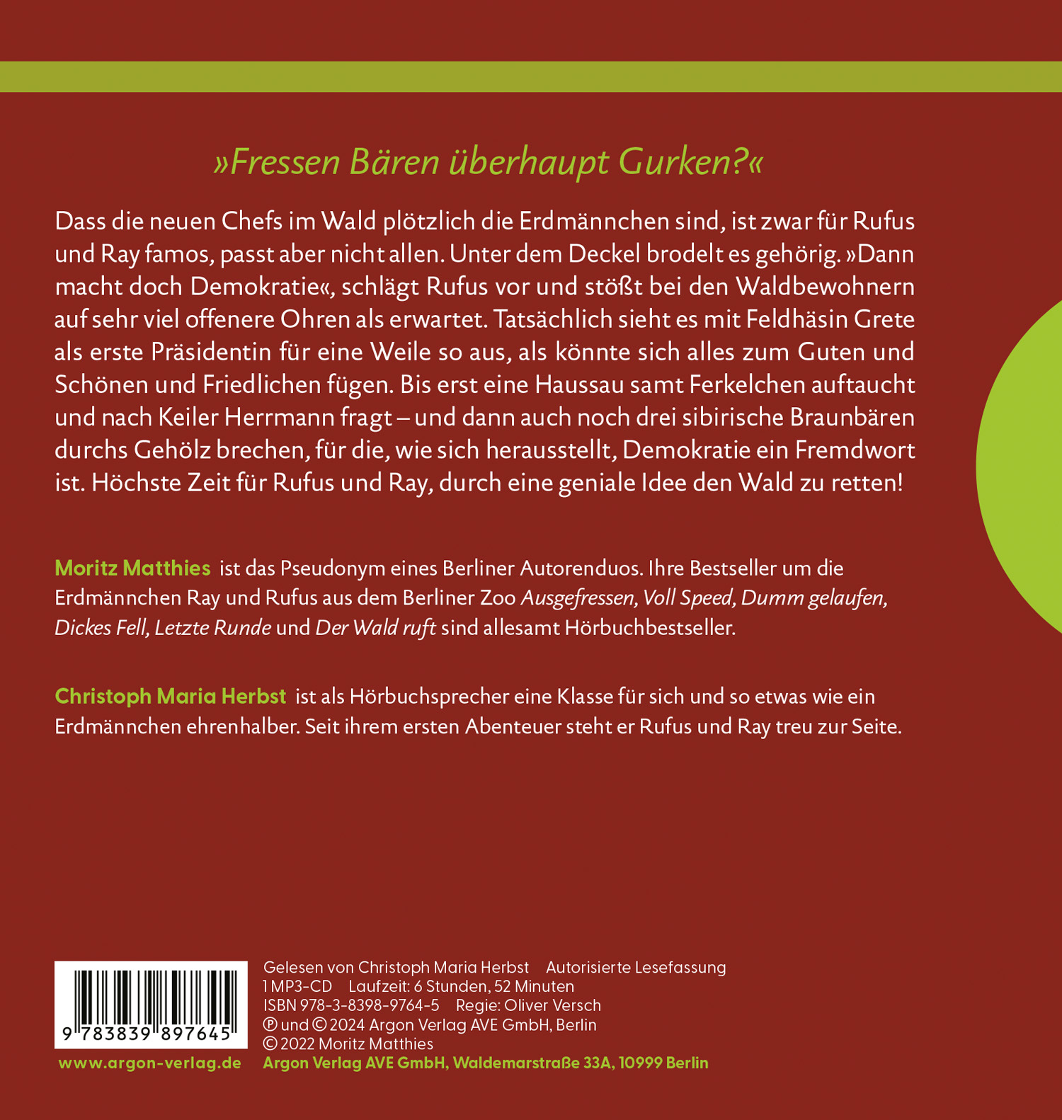 Rückseitencover Da ist was im Busch