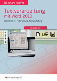 Vorderes Coverbild Textverarbeitung mit Word 2010