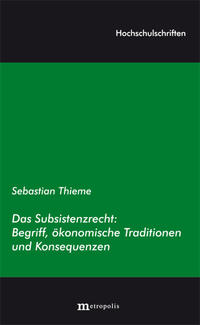 Vorderes Coverbild Das Subsistenzrecht