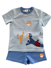 Vorderes Coverbild Globi Shorty Ozean, blau, 98/104