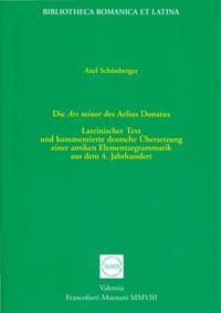 Vorderes Coverbild Die Ars minor des Aelius Donatus