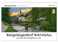 Vorderes Coverbild Bergsteigerdorf RAMSAU - Juwel im Berchtesgadener Land (Wandkalender 2025 DIN A4 quer), CALVENDO Monatskalender
