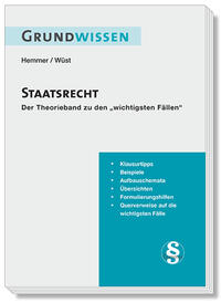 Vorderes Coverbild Grundwissen Staatsrecht