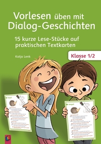Vorderes Coverbild Vorlesen üben mit Dialog-Geschichten – Klasse 1/2