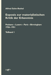 Vorderes Coverbild Exposés zur materialistischen Kritik der Erkenntnis