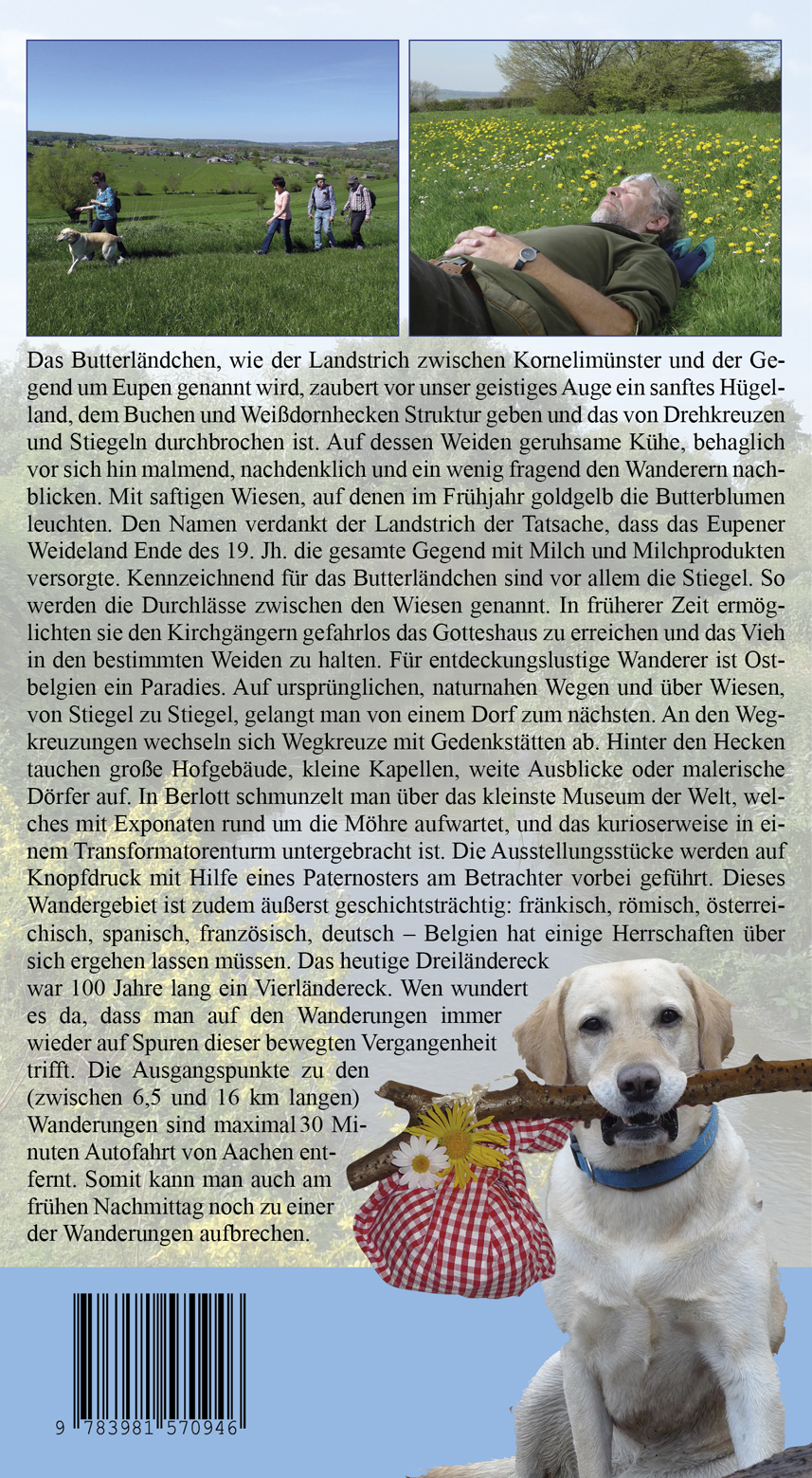 Rückseitencover Kreuz und quer durchs Butterländchen