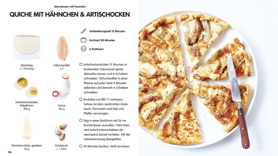 Beispielinhalt (Bild) Super Einfach Süße & Pikante Quiches