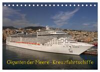 Vorderes Coverbild Giganten der Meere - Kreuzfahrtschiffe (Tischkalender 2026 DIN A5 quer), CALVENDO Monatskalender