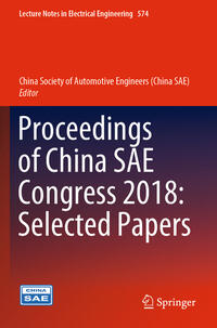 Vorderes Coverbild Proceedings of China SAE Congress 2018: Selected Papers