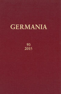 Vorderes Coverbild GERMANIA 93/2015
