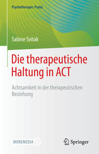 Vorderes Coverbild Die therapeutische Haltung in ACT