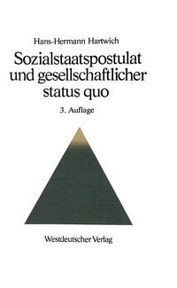 Vorderes Coverbild Sozialstaatspostulat und gesellschaftlicher status quo