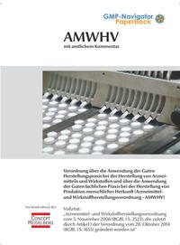 Vorderes Coverbild Arzneimittel- und Wirkstoffherstellungsverordnung