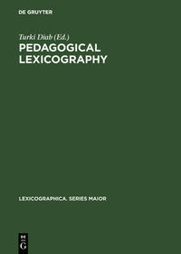 Vorderes Coverbild Pedagogical lexicography