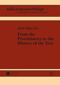 Vorderes Coverbild From the Protohistory to the History of the Text