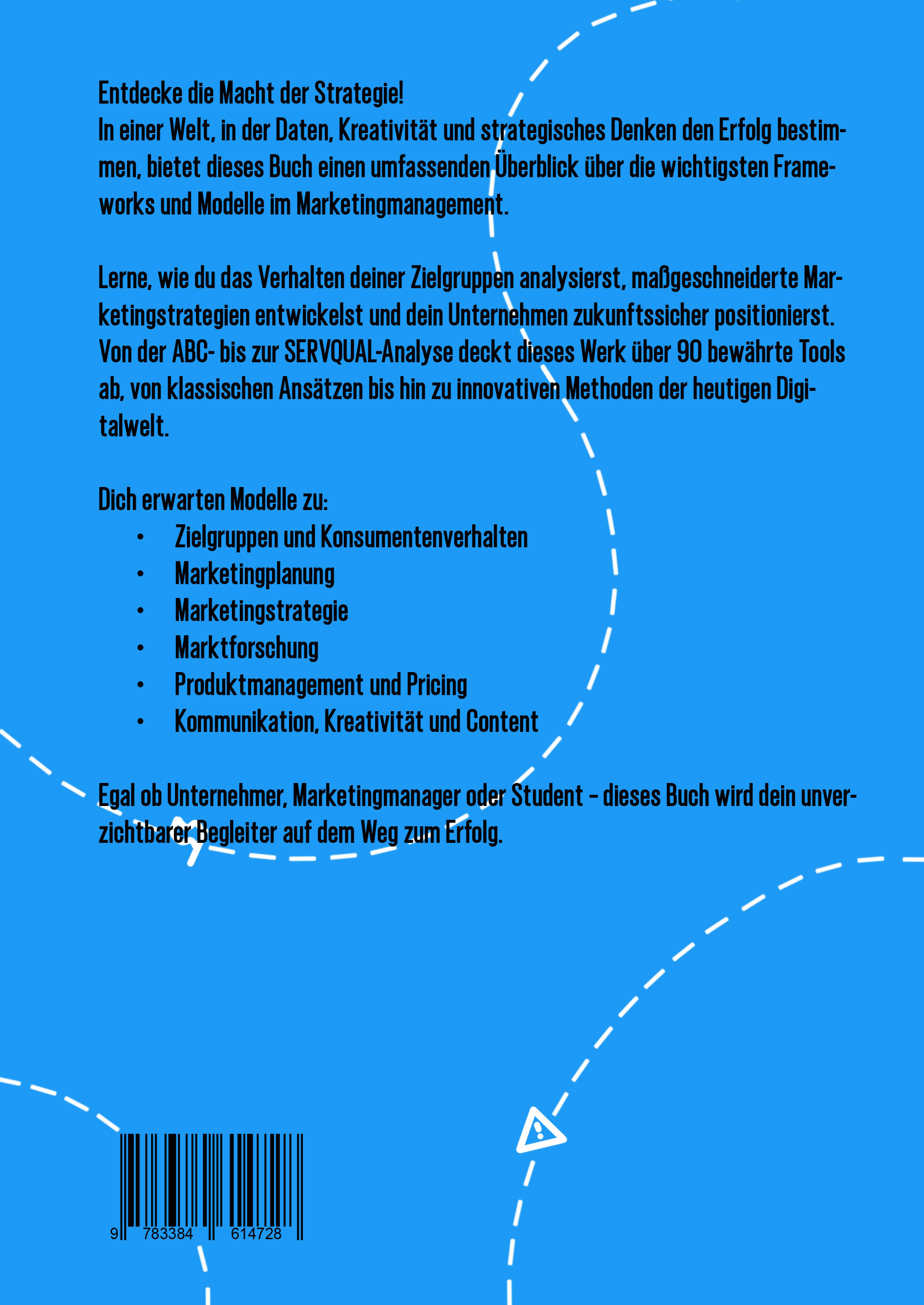 Rückseitencover Marketing Management Frameworks - Schwarzweiß-Ausgabe