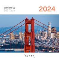 Vorderes Coverbild Weltreise - KUNTH 366-Tage-Abreißkalender 2024