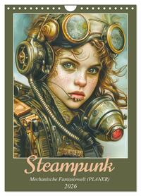 Vorderes Coverbild Steampunk - Mechanische Fantasiewelt (Wandkalender 2026 DIN A4 hoch), CALVENDO Monatskalender