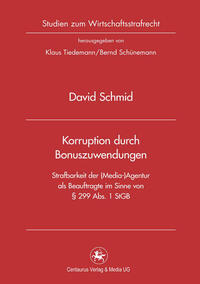 Vorderes Coverbild Korruption durch Bonuszuwendungen