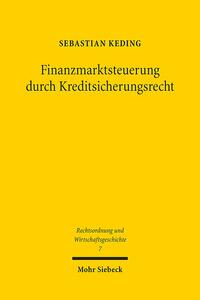 Vorderes Coverbild Finanzmarktsteuerung durch Kreditsicherungsrecht
