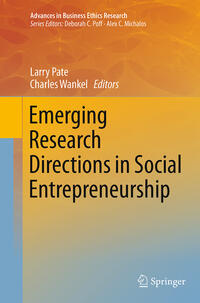 Vorderes Coverbild Emerging Research Directions in Social Entrepreneurship