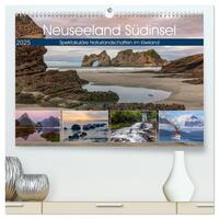 Vorderes Coverbild Neuseeland Südinsel - Spektakuläre Naturlandschaften im Kiwiland (hochwertiger Premium Wandkalender 2025 DIN A2 quer), Kunstdruck in Hochglanz