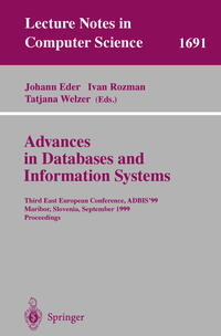 Vorderes Coverbild Advances in Databases and Information Systems