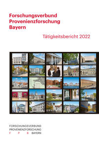 Vorderes Coverbild Forschungsverbund Provenienzforschung Bayern