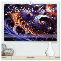 Vorderes Coverbild Fraktaler Zauber (hochwertiger Premium Wandkalender 2025 DIN A2 quer), Kunstdruck in Hochglanz