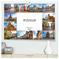 Vorderes Coverbild Wismar Impressionen (hochwertiger Premium Wandkalender 2025 DIN A2 quer), Kunstdruck in Hochglanz