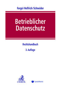 Vorderes Coverbild Betrieblicher Datenschutz