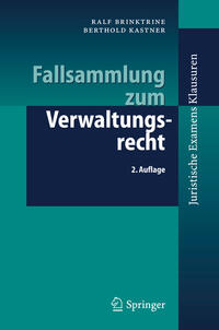 Vorderes Coverbild Fallsammlung zum Verwaltungsrecht