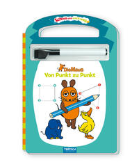 Vorderes Coverbild Trötsch Die Maus Schreib und wisch weg Pappenbuch Von Punkt zu Punkt