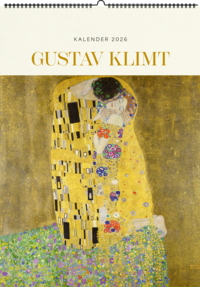 Vorderes Coverbild Gustav Klimt. Wandkalender 2026