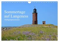 Vorderes Coverbild Sommertage auf Langeness (Wandkalender 2025 DIN A4 quer), CALVENDO Monatskalender
