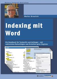 Vorderes Coverbild Indexing mit Word