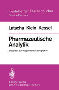Vorderes Coverbild Pharmazeutische Analytik
