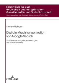 Vorderes Coverbild Digitale Machtkonzentration von Google Search
