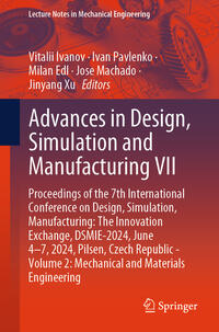 Vorderes Coverbild Advances in Design, Simulation and Manufacturing VII