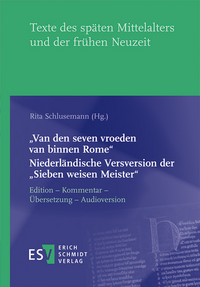 Vorderes Coverbild "Van den seven vroeden van binnen Rome" - - Niederländische Versversion der "Sieben weisen Meister"