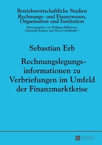 Vorderes Coverbild Rechnungslegungsinformationen zu Verbriefungen im Umfeld der Finanzmarktkrise
