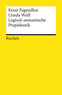 Vorderes Coverbild Logisch-semantische Propädeutik