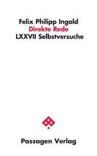 Vorderes Coverbild Direkte Rede