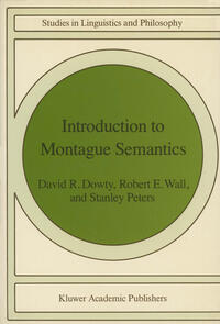 Vorderes Coverbild Introduction to Montague Semantics