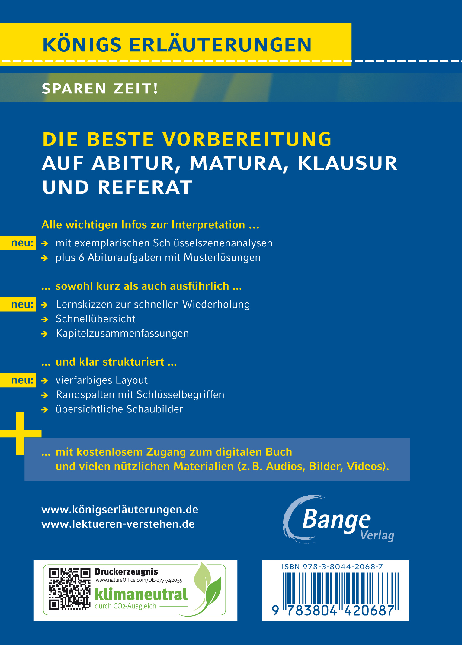 Rückseitencover Woyzeck von Georg Büchner - Textanalyse und Interpretation