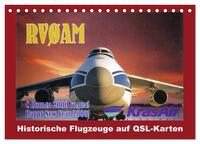 Vorderes Coverbild Historische Flugzeuge auf QSL-Karten (Tischkalender 2026 DIN A5 quer), CALVENDO Monatskalender